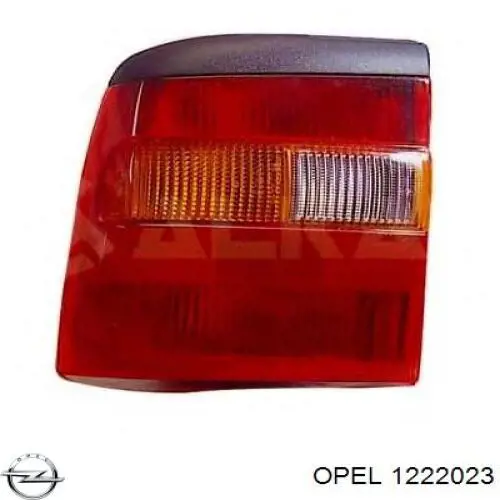 1222023 Opel ліхтар задній лівий