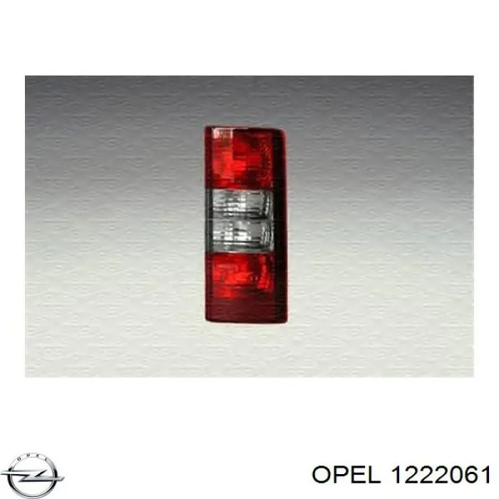 Ліхтар задній лівий Opel 1222061 ціна, від 27.67 USD