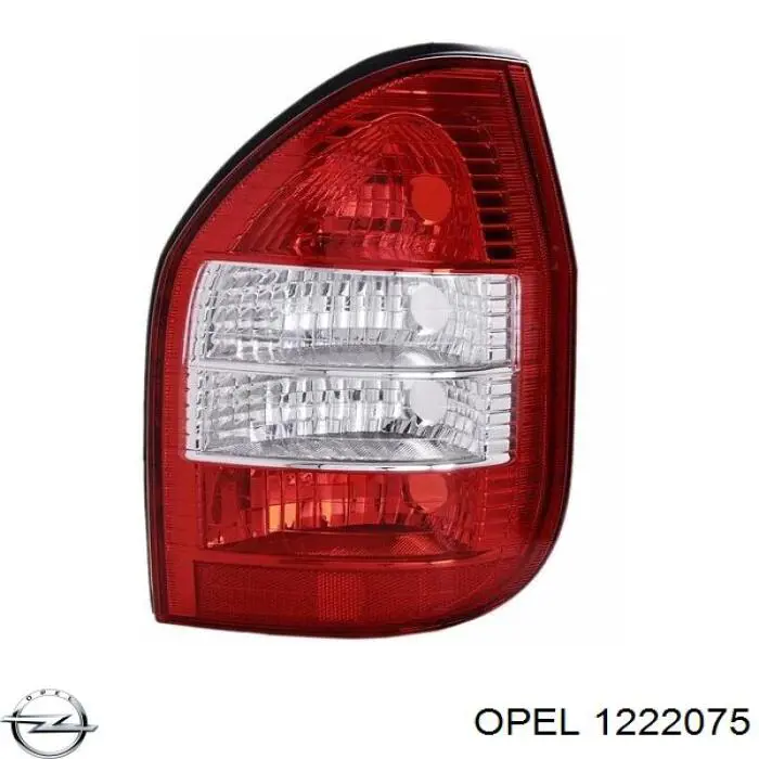 Лівий стоп 1222075 Opel