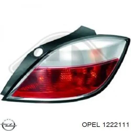 1222111 Opel ліхтар задній лівий
