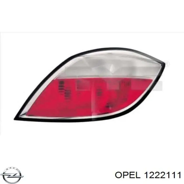 Ліхтар задній лівий Opel 1222111 ціна, від 44.97 USD