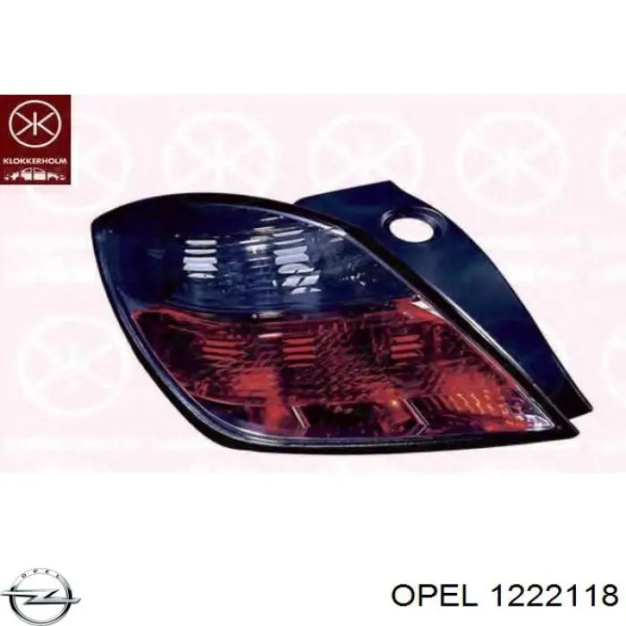 Задні ліхтарі Opel 1222118 ціна, від 71.96 USD