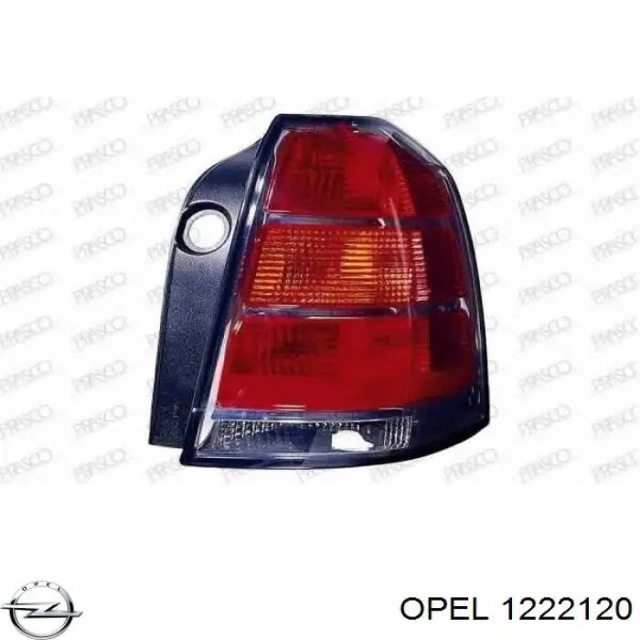 Задня права фара 1222177 Opel
