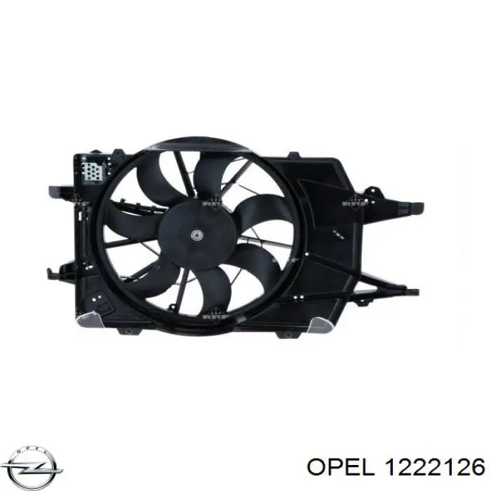 1222126 Opel Ліхтар задній правий