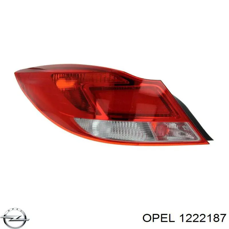 Ліхтар задній лівий Opel 1222187 ціна, від 61.89 USD