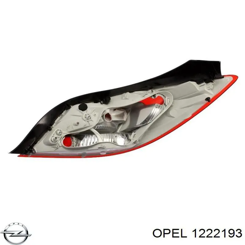 Лівий стоп 1222193 Opel