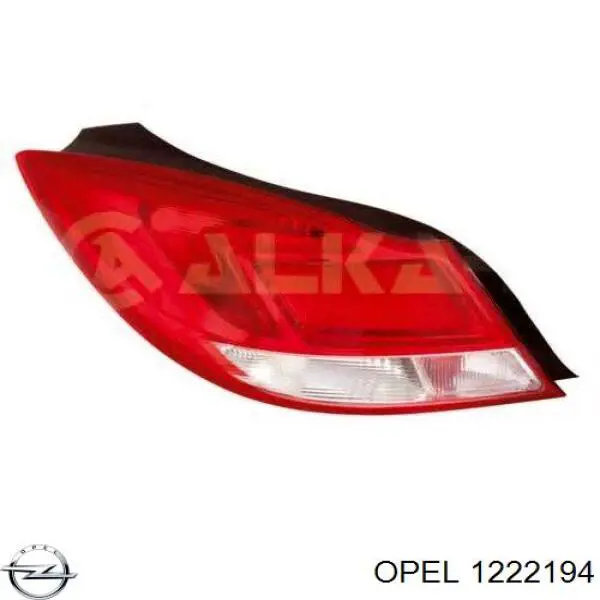 Купити 1222194 Opel Задня права фара