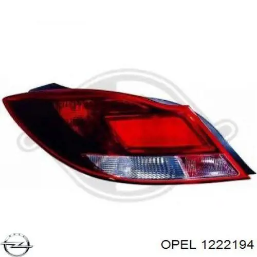 1222194 Opel Ліхтар задній правий