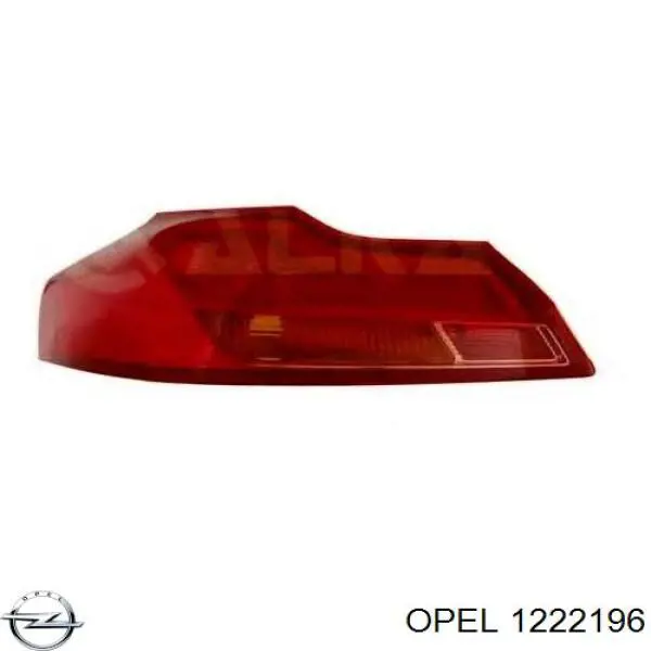 Ліхтар задній правий на Opel Insignia (G09)