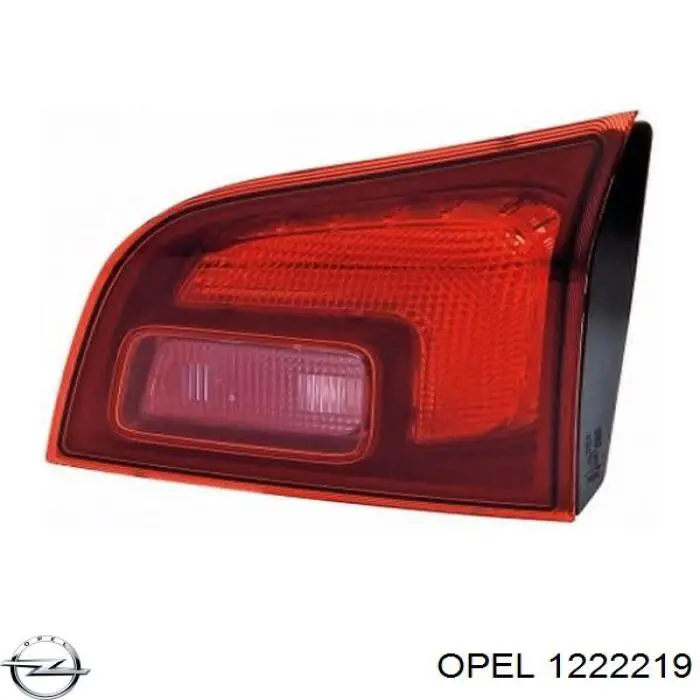 1222219 Opel Задня ліва внутрішня фара