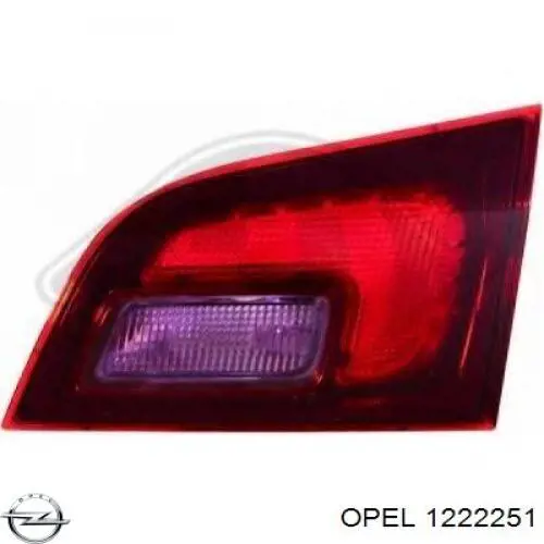 1222251 Opel Задній правий зовнішній ліхтар