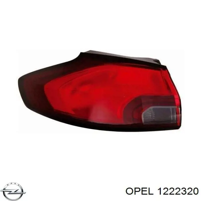 Купити 1222320 Opel Ліхтар задній