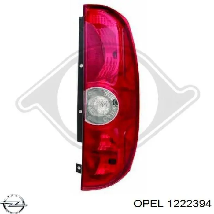 1222394 Opel Задня ліва фара