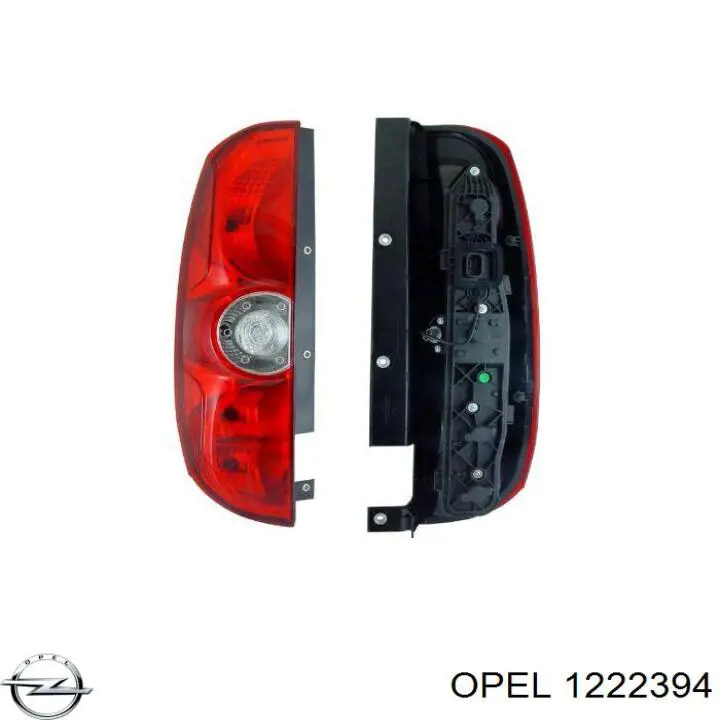 1222394 Opel ліхтар задній лівий