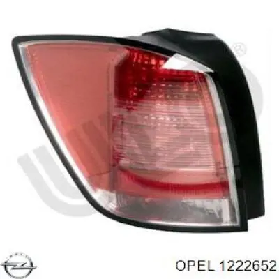 Ліхтар задній лівий Opel 1222652 ціна, від 70.91 USD