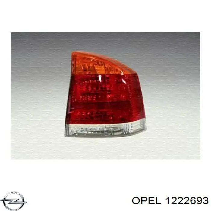 Ліхтар задній лівий Opel 1222693 ціна, від 19.45 USD