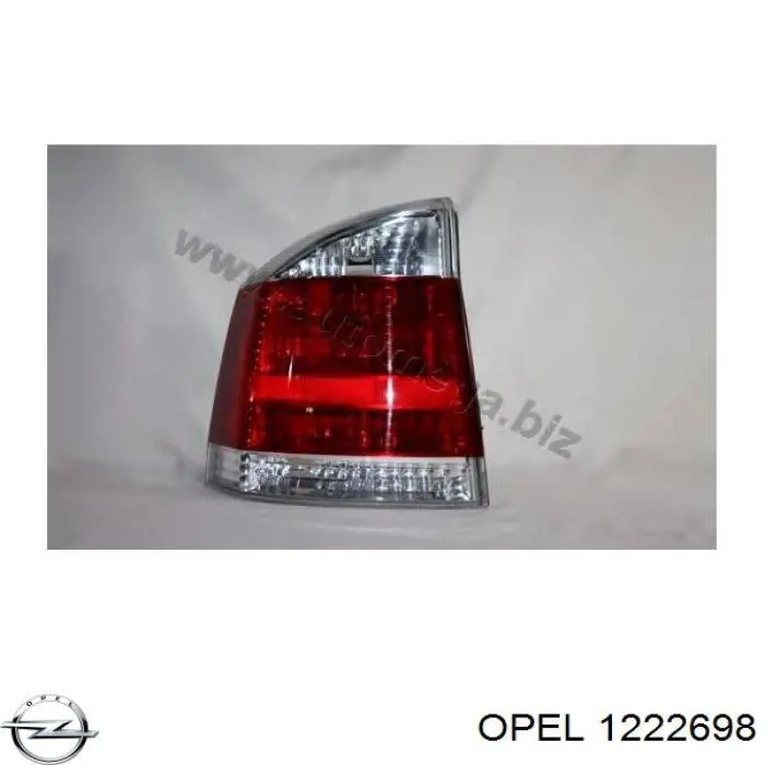 Ліхтар задній лівий Opel 1222698 ціна, від 39.13 USD