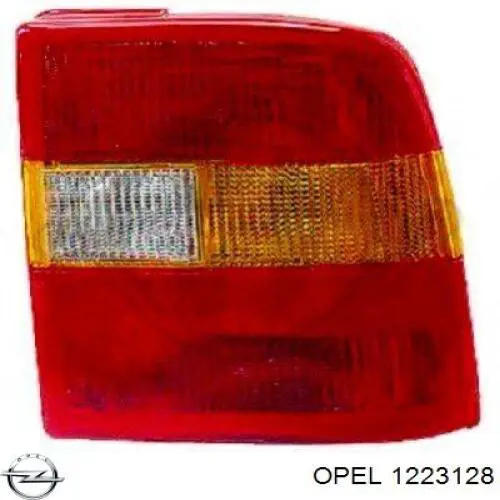 1223128 Opel ліхтар задній лівий