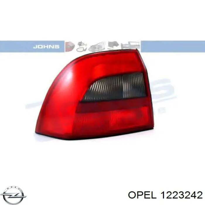 1223242 Opel ліхтар задній лівий