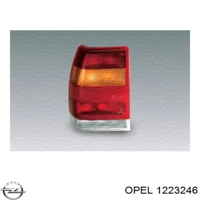 1223246 Opel ліхтар задній лівий