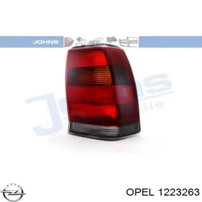 1223263 Opel ліхтар задній правий