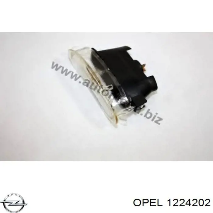 1224202 Opel ліхтар підсвічування заднього номерного знака