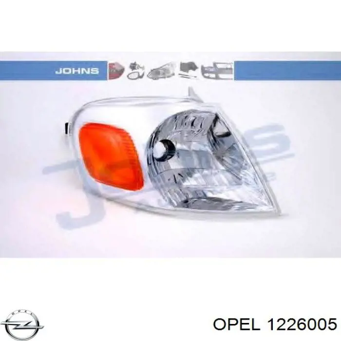 Правий покажчик повороту - лампа Opel 1226005 ціна, від 19.32 USD