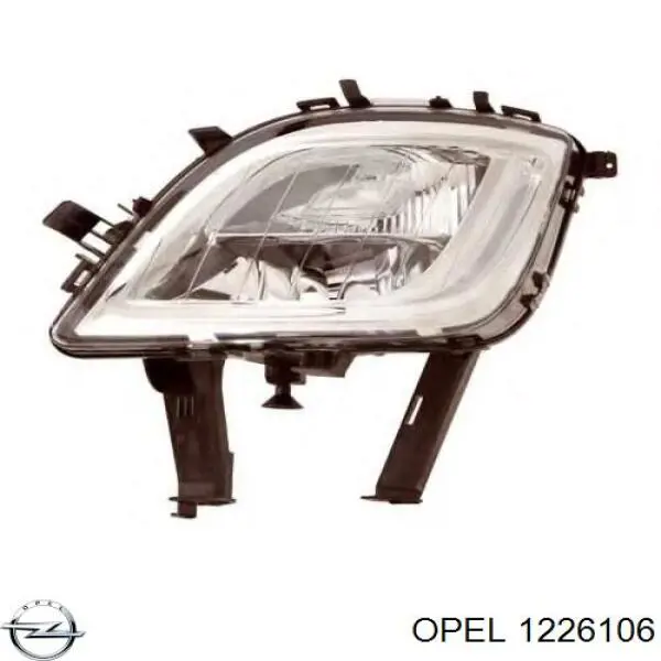 Купити 1226106 Opel Протитуманка права