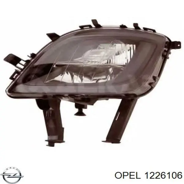 1226106 Opel фара протитуманна, права