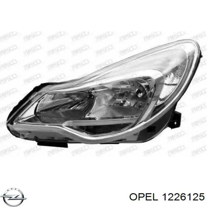 Купити 1226125 Opel Основна фара в зборі ліва