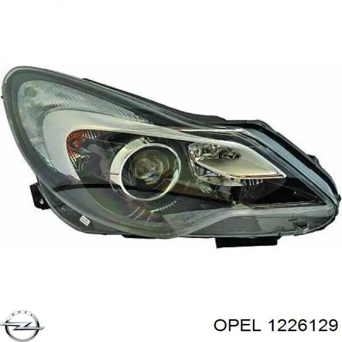 Фари Opel 1226129 ціна, від 951.21 USD