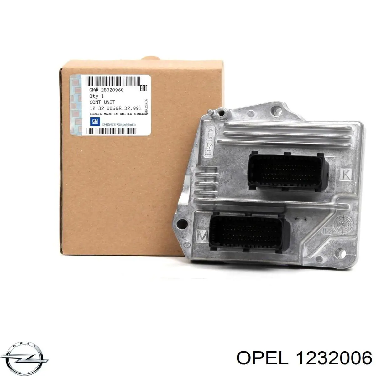 ЕБУ Opel 1232006 ціна, від 140.61 USD
