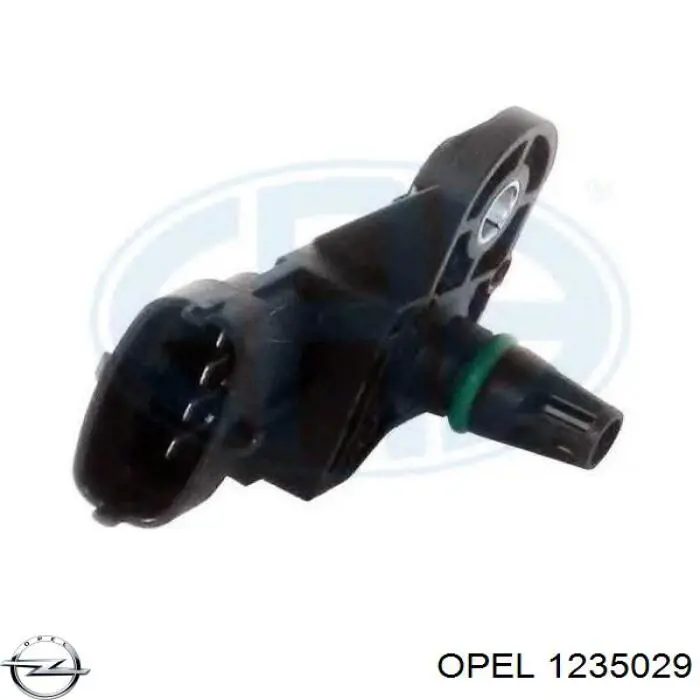 1235029 Opel датчик тиску наддуву (датчик нагнітання повітря в турбіну)