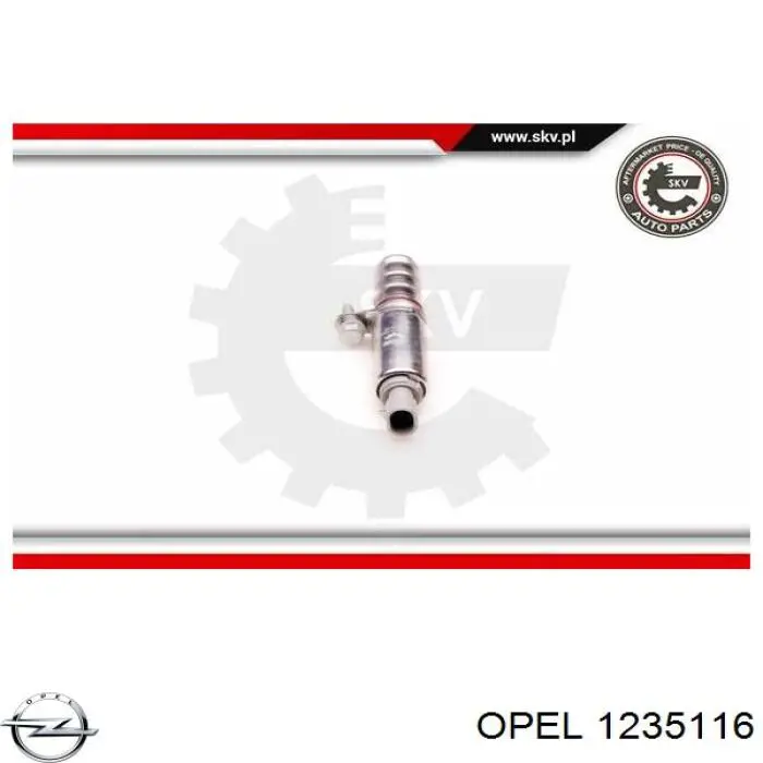 1235116 Opel клапан електромагнітний положення (фаз розподільного валу, лівий)