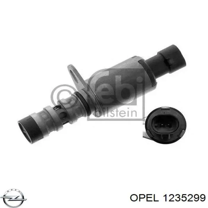 1235299 Opel клапан електромагнітний положення (фаз розподільного валу)