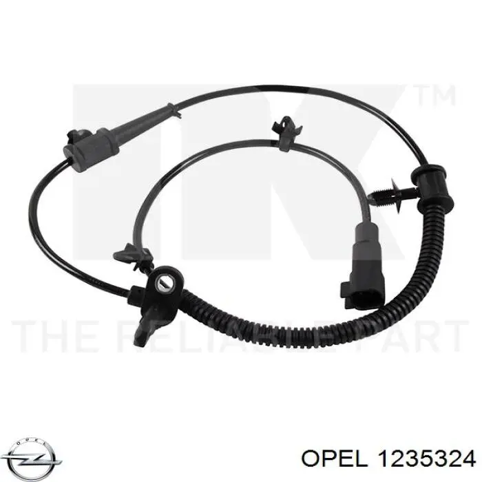 1235324 Opel датчик абс (abs задній)