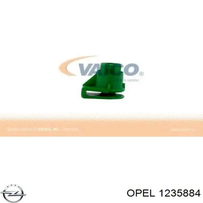 Купити 1235884 Opel Пістон (кліп) кріплення бампера, переднього
