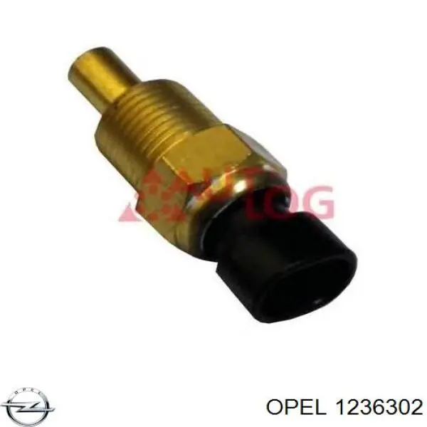 Датчик температури охолоджуючої рідини 1236302 Opel