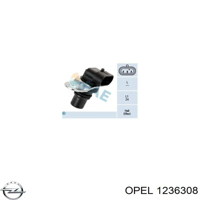 Датчик распредвалу 1236308 Opel