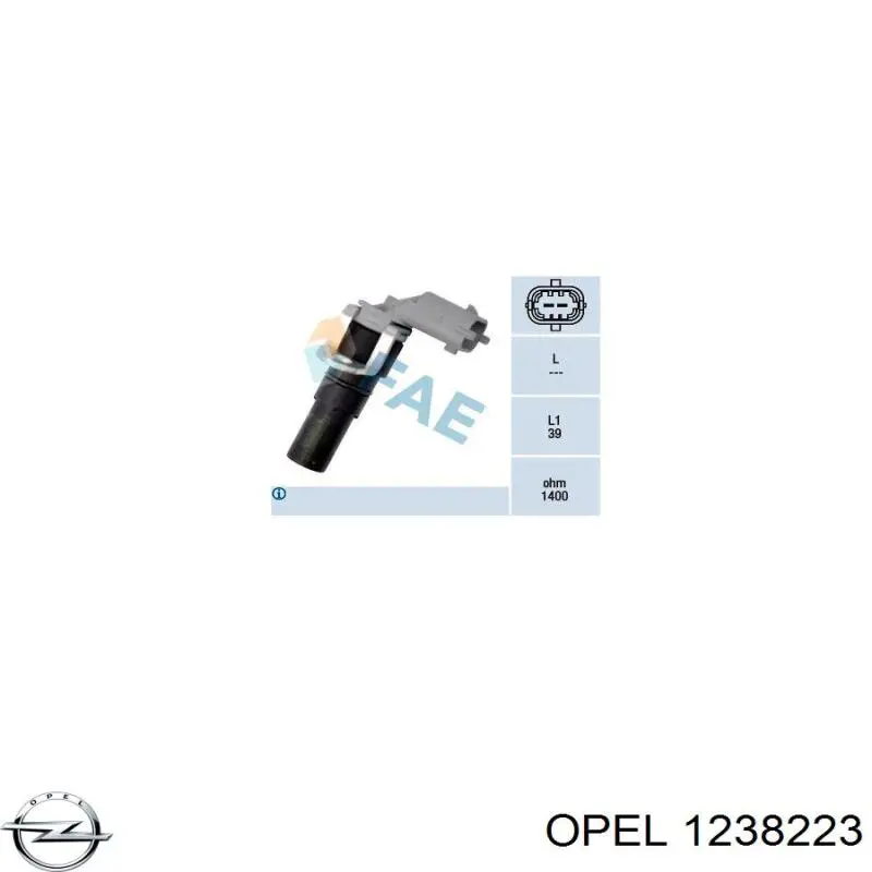 Датчик обертів колінвалу Opel 1238223 ціна, від 15.31 USD