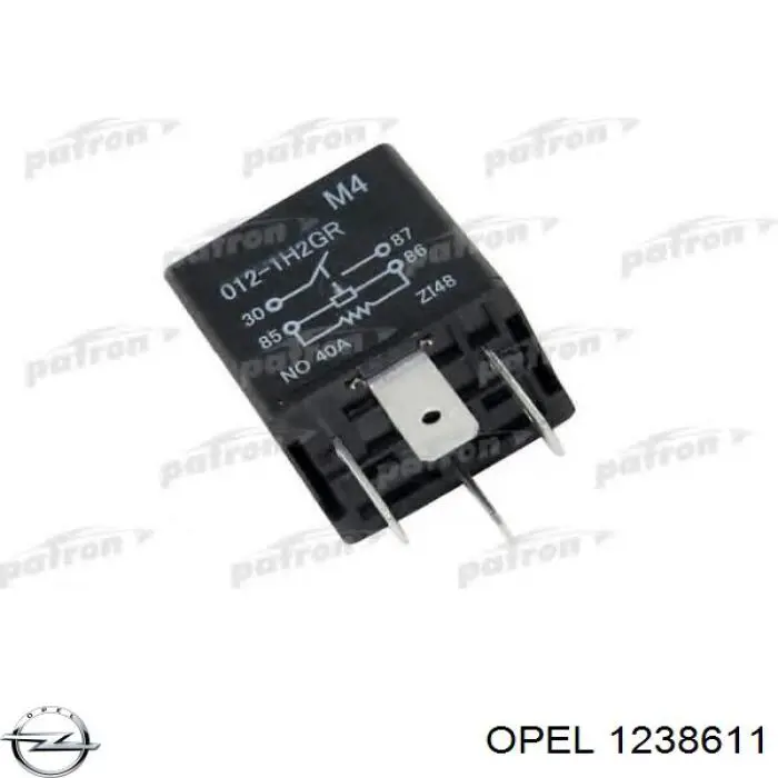Реле кондиціонера Opel 1238611 ціна, від 2.40 USD