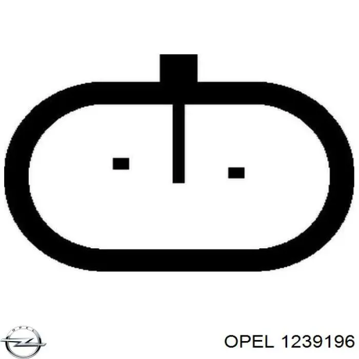 Датчик заднього ходу 1239196 Opel
