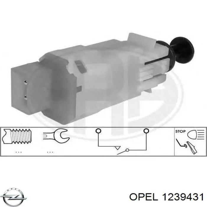 1239431 Opel датчик включення стопсигналу