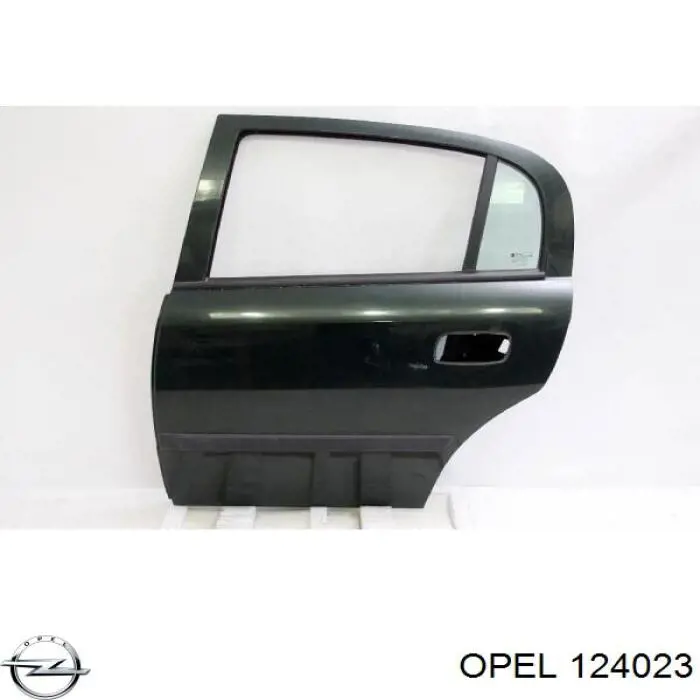 124023 Opel двері задні, ліві