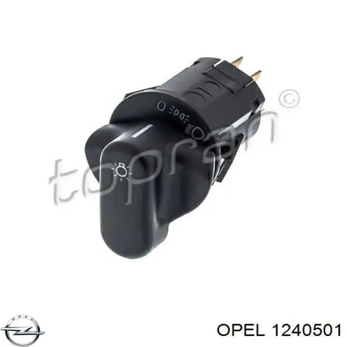 1240501 Opel Перемикачі електричні (перемикач світла центральний)