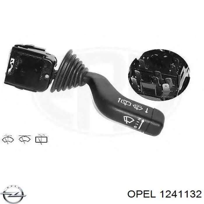 Перемикач підрульовий, правий Opel 1241132 ціна, від 9.43 USD