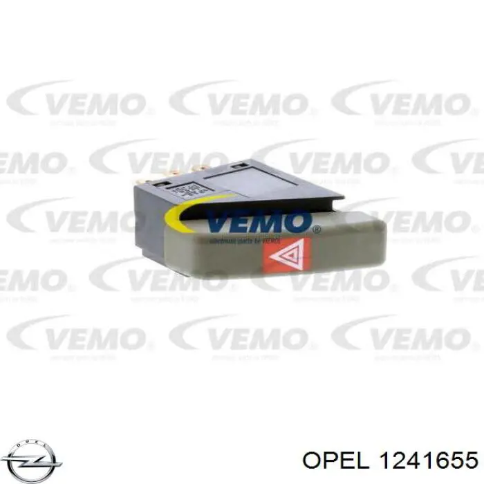 1241655 Opel кнопка включення аварійного сигналу