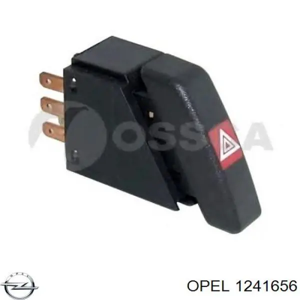 Купити 1241656 Opel Кнопка включення аварійного сигналу