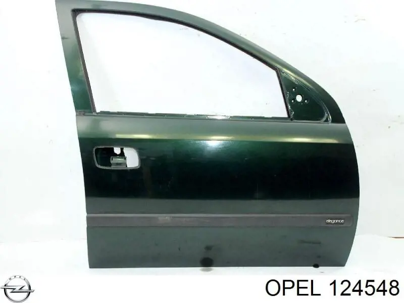 Двері передні, праві 124548 Opel