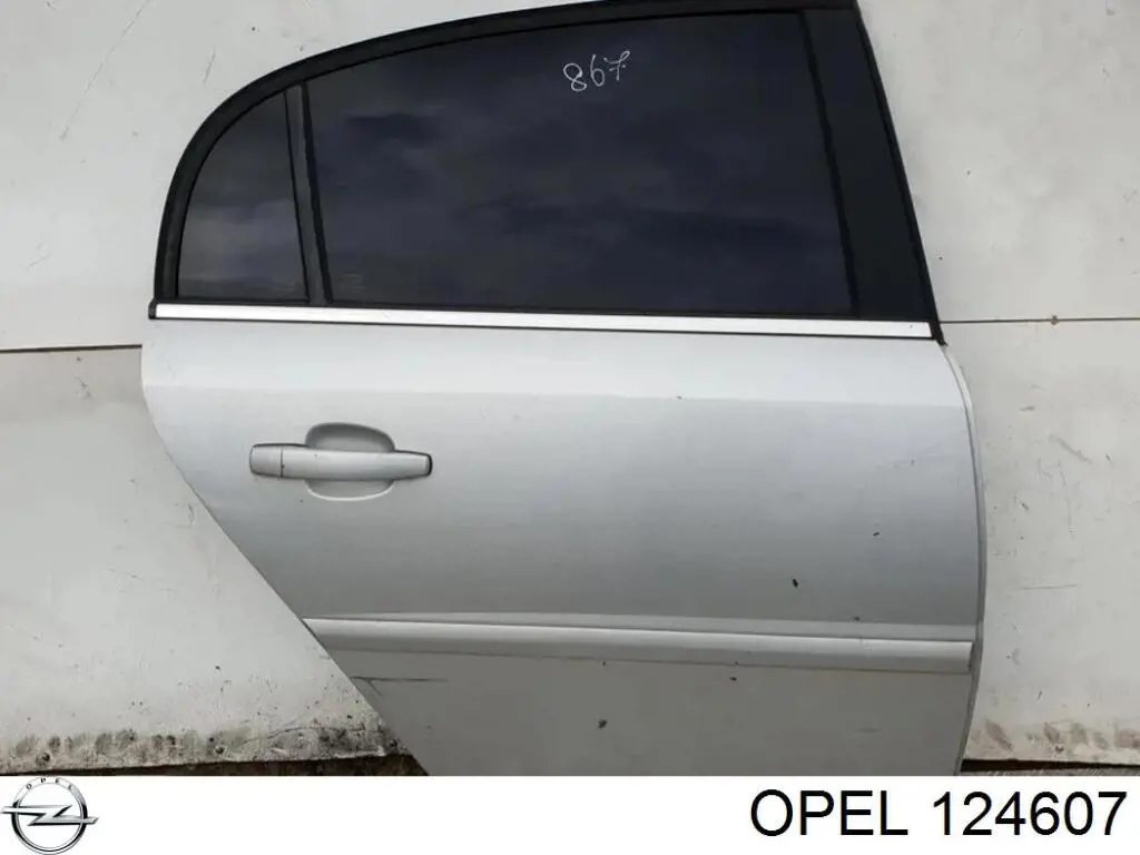 Двері задні, праві 93175837 General Motors